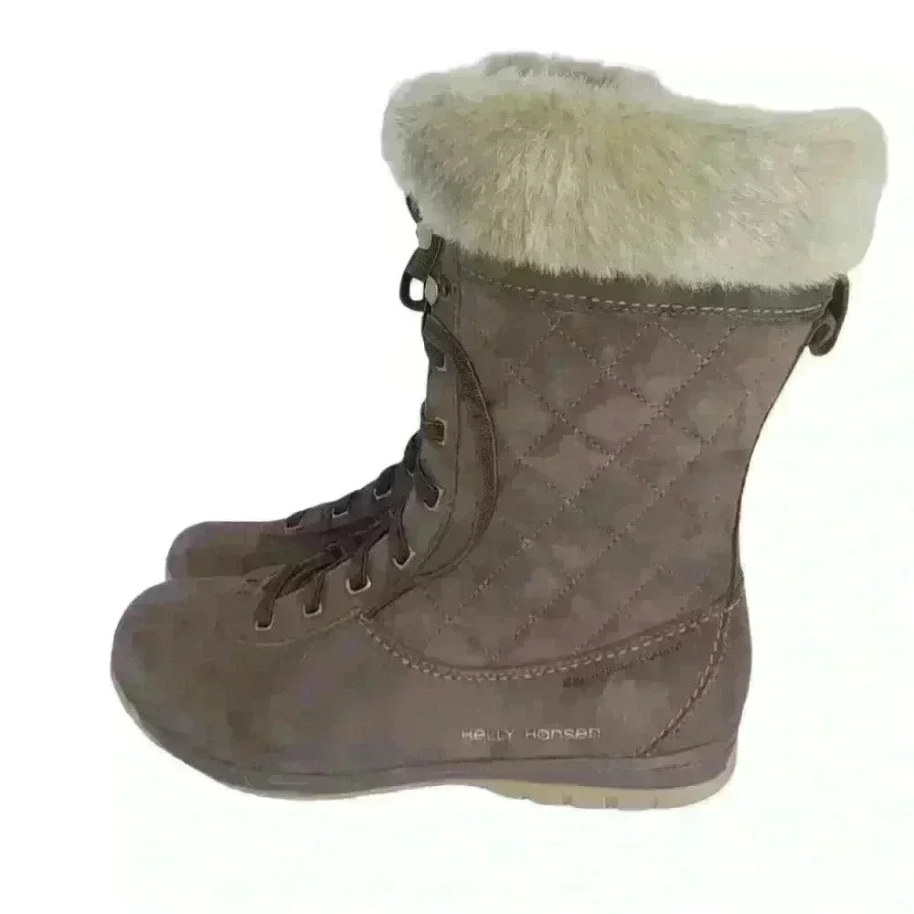 Helly Hansen Eir Lace Up Boots Brown Sz 7.5 W NEW WITHOUT BOX